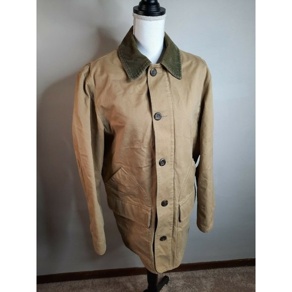 GAP Canvas Corduroy Collar Barn Jacket Coat Small - Picture 1 of 8